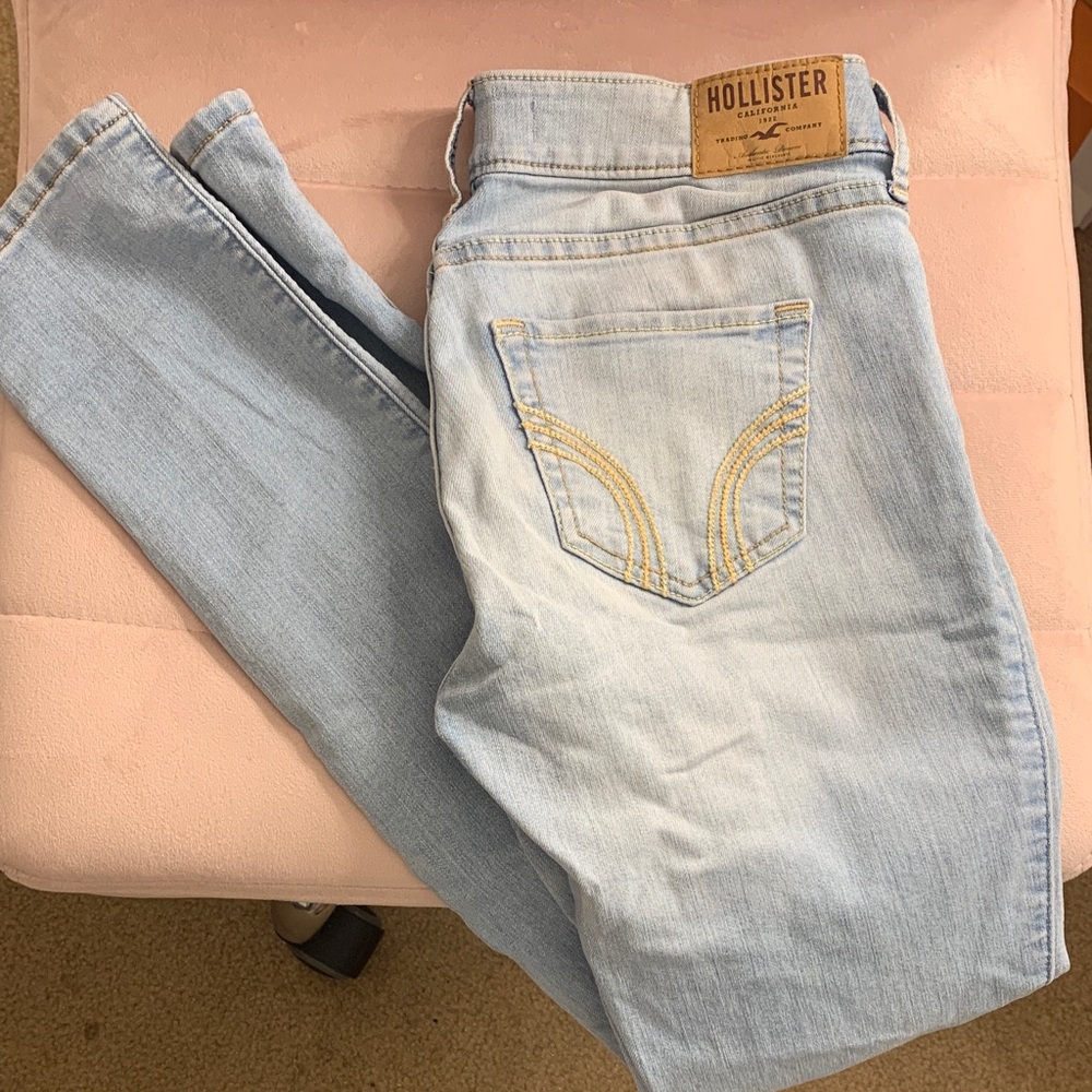 Hollister Women's Denim Jeans in Light Blue